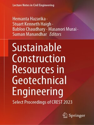 cover image of Sustainable Construction Resources in Geotechnical Engineering